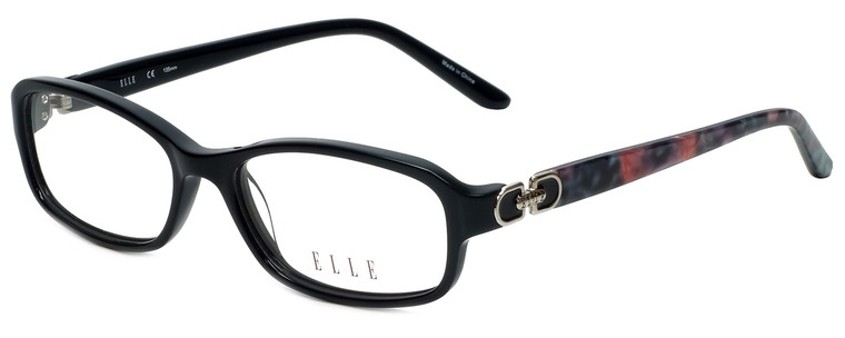 Elle Designer Eyeglasses EL13387-BK in Black 52mm :: Custom Left & Right Lens