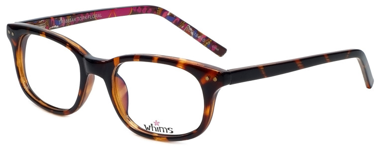 Whims Designer Reading Glasses TR5885AK in Tortoise Pink 50mm