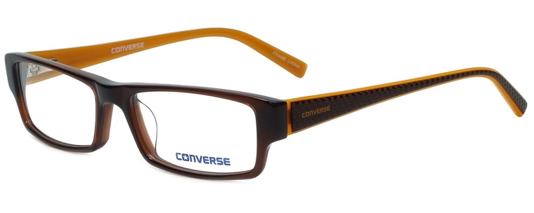 Converse Designer Eyeglasses Q004 in Brown 51mm :: Custom Left & Right Lens