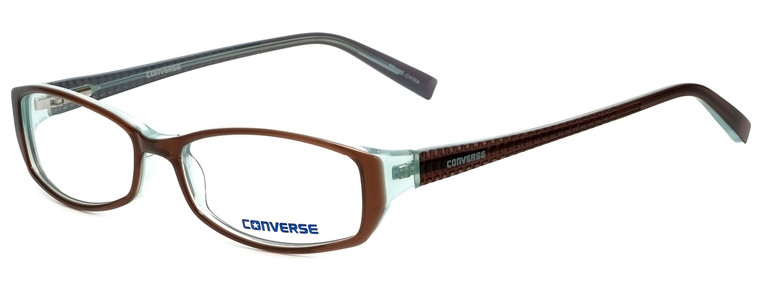 Converse Designer Eyeglasses Black-Top in Brown 52mm :: Rx Single Vision
