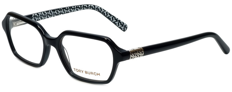 Tory Burch Designer Eyeglasses TY2043-1305 in Black 52mm :: Rx Single Vision