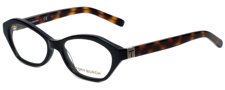 Tory Burch Designer Reading Glasses TY2044-1385-50 in Black Tortoise 50mm