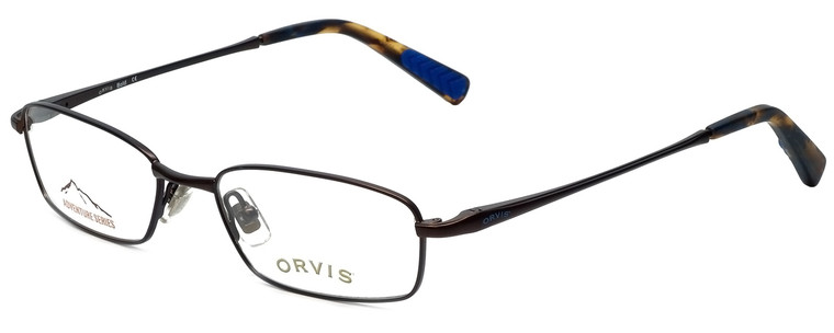 Orvis Designer Eyeglasses Bold in Brown 51mm :: Rx Single Vision