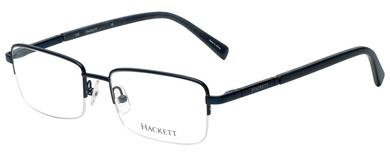 Hackett Designer Eyeglasses HEK1107-601 in Matte Blue 54mm :: Rx Single Vision