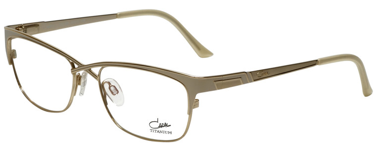 Cazal Designer Eyeglasses Cazal-4214-003 in White Gold 53mm :: Custom Left & Right Lens