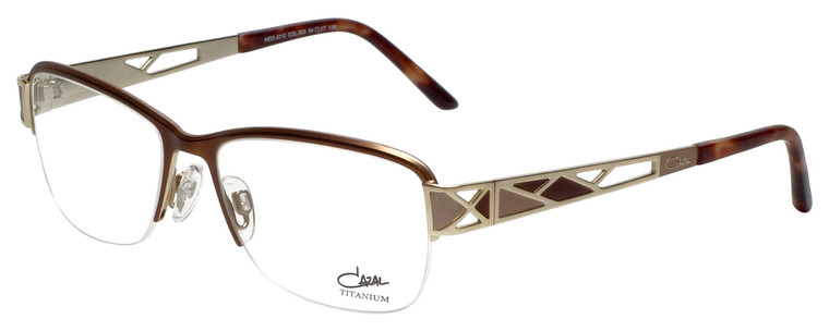 Cazal Designer Eyeglasses Cazal-4212-003 in Brown 54mm :: Rx Single Vision