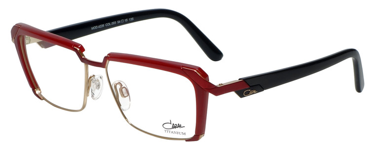 Cazal Designer Eyeglasses Cazal-4226-003 in Red Black 54mm :: Progressive