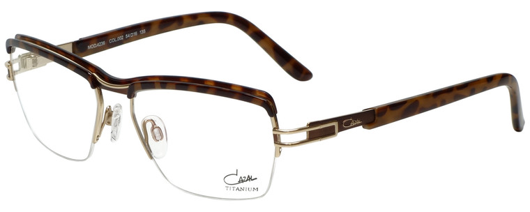 Cazal Designer Reading Glasses Cazal-4236-002 in Brown Leopard 54mm