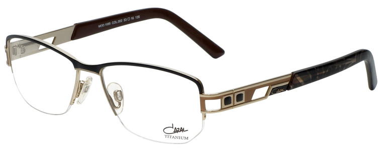 Cazal Designer Eyeglasses Cazal-1085-002 in Black Bronze 53mm :: Rx Bi-Focal