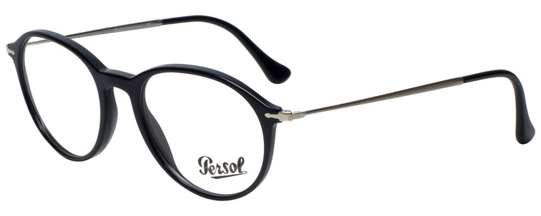 Persol Designer Eyeglasses PO3125V-95 in Shiny Black 51mm :: Progressive