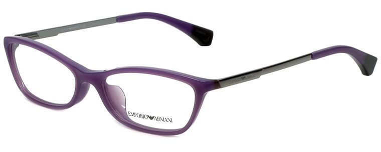 Emporio Armani Designer Eyeglasses EA3014F-5128 in Opal Violet 54mm :: Progressive
