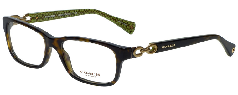Coach Designer Eyeglasses HC6052-5232 in Dark Tortoise 52mm :: Rx Bi-Focal
