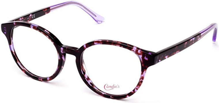 Candies Designer Eyeglasses CA0150-081 in Purple Tortoise 49 mm :: Custom Left & Right Lens
