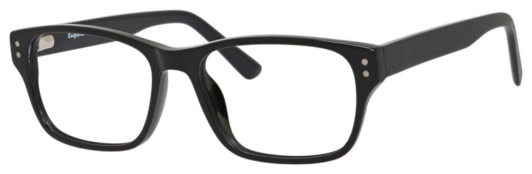 Esquire Designer Eyeglasses EQ1538-BLK in Black 55mm :: Custom Left & Right Lens