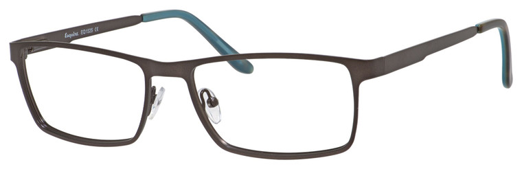 Esquire Designer Eyeglasses EQ1525-SGU in Satin Gunmetal 56mm :: Rx Bi-Focal