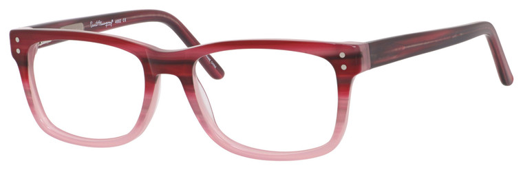 Ernest Hemingway Designer Eyeglasses H4682-BUG in Burgundy Gradient 53mm :: Progressive