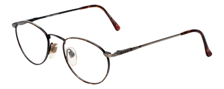 Guess Prescription Eyeglasses GU346 DA/AS 49mm Demi Havana Tortoise/Gunmetal Rx