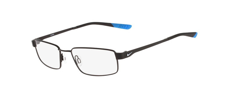 Nike Reading Eye Glasses 4270-007 in Satin Black & Blue Frames 54 mm Progressive