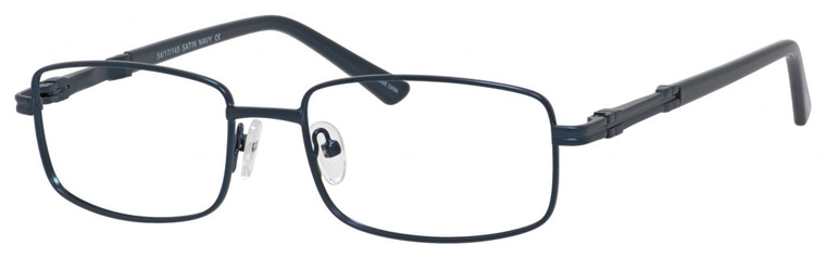 Dale Earnhardt, Jr Designer Eyeglasses 6813 in Satin Navy 54mm Bi-Focal