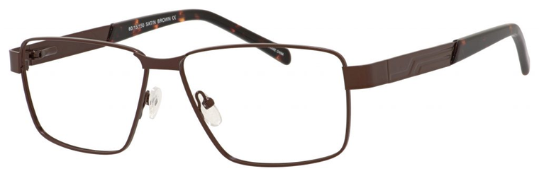 Dale Earnhardt, Jr Designer Eyeglasses 6816-Dale Jr in Satin Brown 60 mm Custom Lens