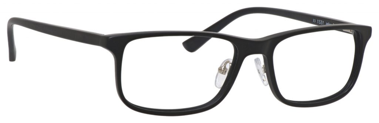 Esquire EQ1531 Mens Rectangular Frame Eyeglasses in Matte Black-55 mm Progressive