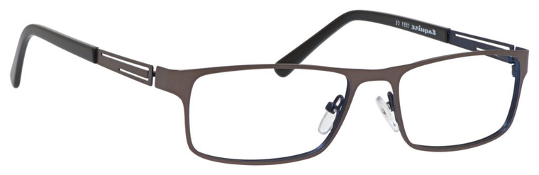 Esquire Mens EQ1551 Metal Frame Reading Eyeglasses in Gunmetal 54mm RX SV