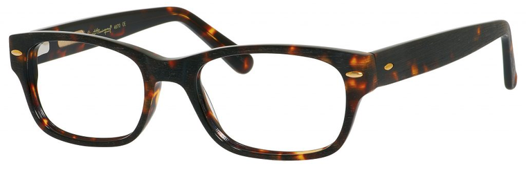 Hemingway H4670 Unisex Rectangular Eyeglasses in Matte Black 50 mm Custom Lens