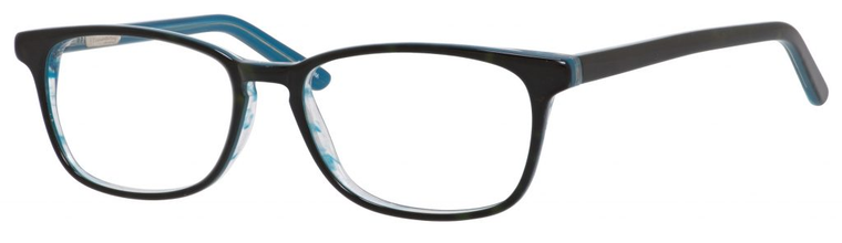 Ernest Hemingway H4688 Unisex Oval Eyeglasses in Black/Blue 53 mm RX SV