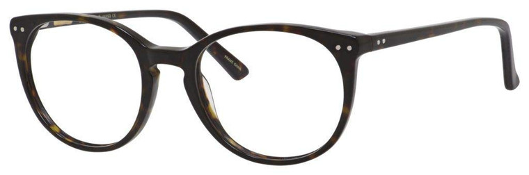 Ernest Hemingway H4699 Unisex Oval Frame Reading Eyeglasses in Tortoise/Brown 51 mm Bi-Focal