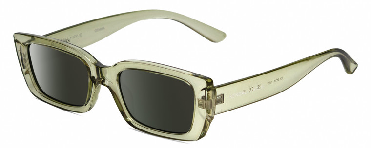 Profile View of Kendall+Kylie KK5137CE GEMMA Womens Sunglasses in Mint Green Crystal/Green 51 mm
