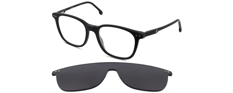 Carrera CA-2023T/CS Unisex Pantho Designer Prescription Glasses Black 48mm Rx-SV