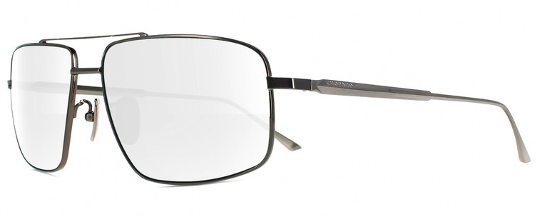 Profile View of Chopard SCHF21M-568P Titanium Mens Progressive Blue Light Glasses Gunmetal 60 mm
