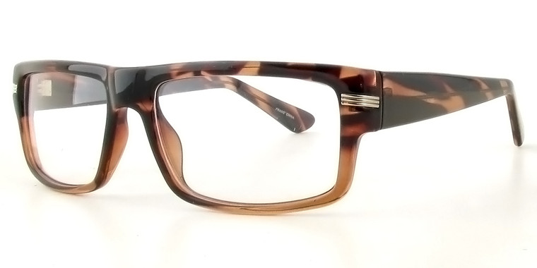 Calabria Soho 109 Brown Demi Designer Eyeglasses :: Custom Left & Right Lens