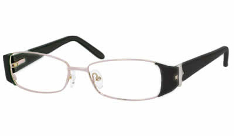 Dale Earnhardt, Jr. Eyeglass Collection 6747 in Black Silver :: Custom Left & Right Lens