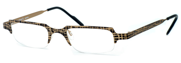 Harry Lary's French Optical Eyewear Kulty in Gold Black (506) :: Custom Left & Right Lens