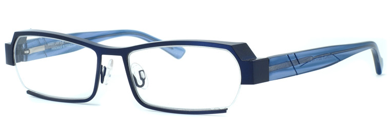 Harry Lary's French Optical Eyewear Legacy in Matte Blue (909) :: Custom Left & Right Lens