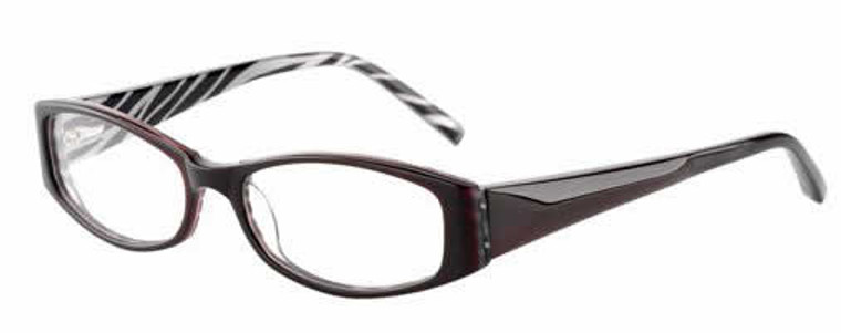 Jones New York Designer Eyeglasses J727 Wine :: Custom Left & Right Lens