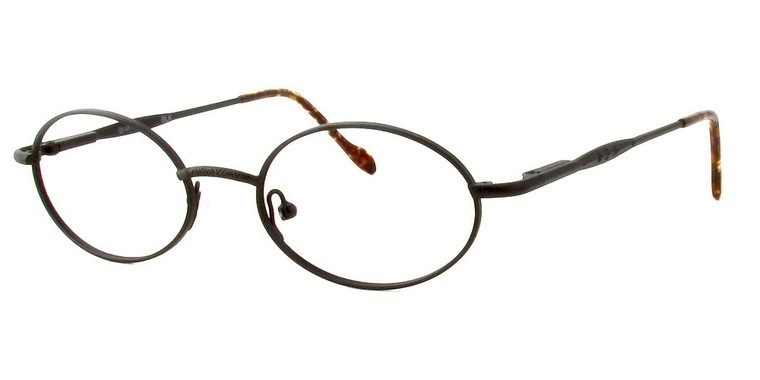 Reptile Designer Eyeglasses Iguana in Matte Black :: Custom Left & Right Lens