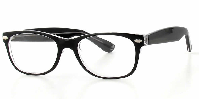Calabria Soho 1008 Black Designer Eyeglasses :: Rx Single Vision