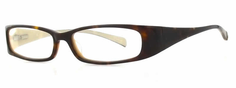 Calabria Splash 52 Tortoise Cream Designer Eyeglasses :: Rx Single Vision