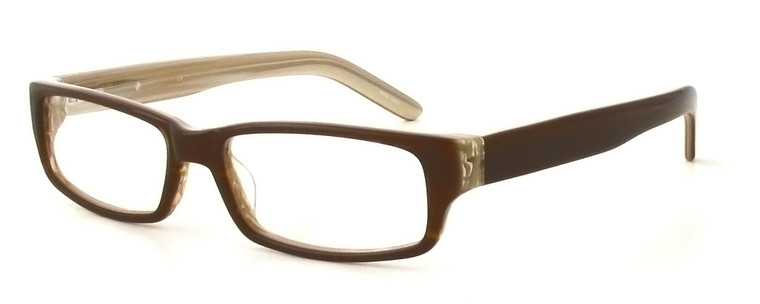 Calabria Viv 726 Toffee Cream Designer Eyeglasses :: Rx Single Vision