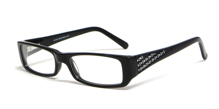 Calabria Viv Designer Eyeglasses 4015 in Black :: Rx Single Vision