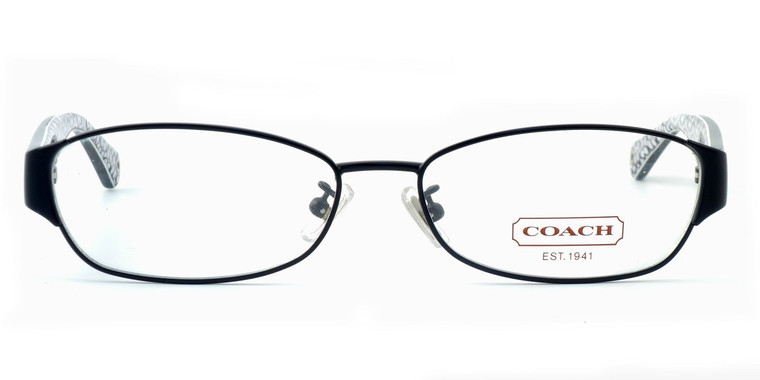 Coach Womens Designer Eyeglasses 5018 in Satin Black (9077) :: Rx Single Vision