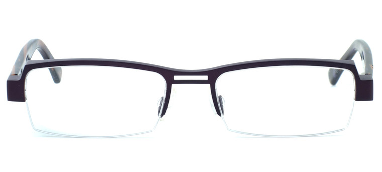 Harry Lary's French Optical Eyewear Trophy in Purple Brown (498) :: Rx Single Vision