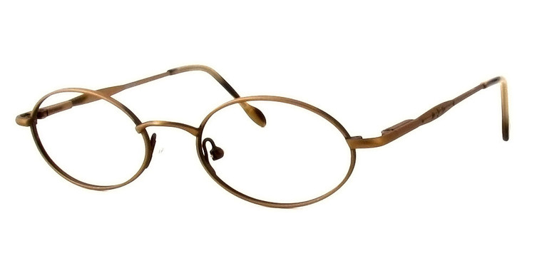 Reptile Designer Eyeglasses Chameleon in Matte Bronze :: Rx Single Vision