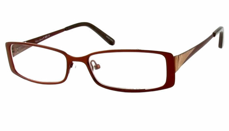 Valerie Spencer Designer Eyeglasses 9228 in Brown :: Rx Single Vision