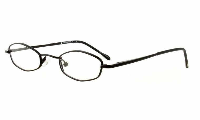 Calabria Trendsetter 17 Shiny Gunmetal Eyeglasses :: Rx Progressive