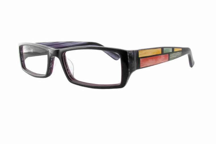 Calabria Designer Eyeglasses Calabria 855 Black :: Rx Progressive