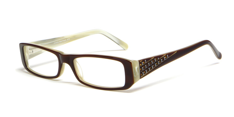 Calabria Viv Designer Eyeglasses 4015 in Brown :: Rx Progressive