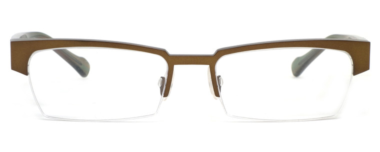 Harry Lary's French Optical Eyewear Idoly in Gold Green (456) :: Rx Progressive